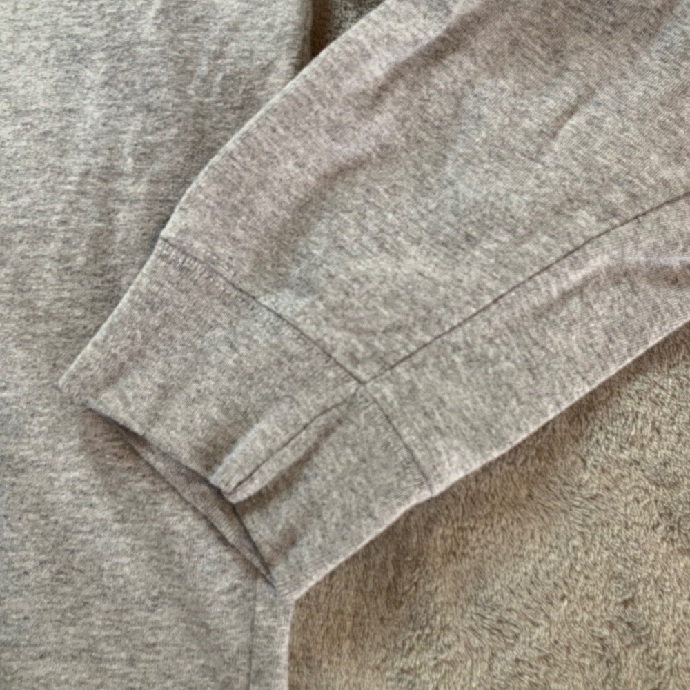 Carhartt Mens Long Sleeve Pocket T-Shirt Loose Fit Heather Gray Large K126 HGY - Picture 7 of 7